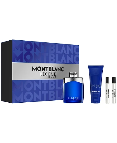 Montblanc 4-Pc. Men's Legend Blue Eau De Parfum Gift Set