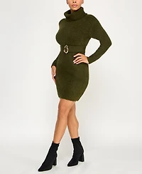 Bcx Juniors' Turtle Neck Sweater Dress