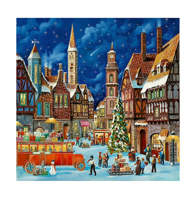 SunsOut Christmas Square 500 piece Jigsaw Puzzle for Adults Christmas