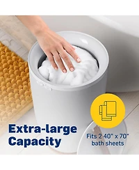 LiveFine Large Towel Warmer, Bucket Style W/Timer & Auto Shut-Off, Fits Two 40”x70” Towels