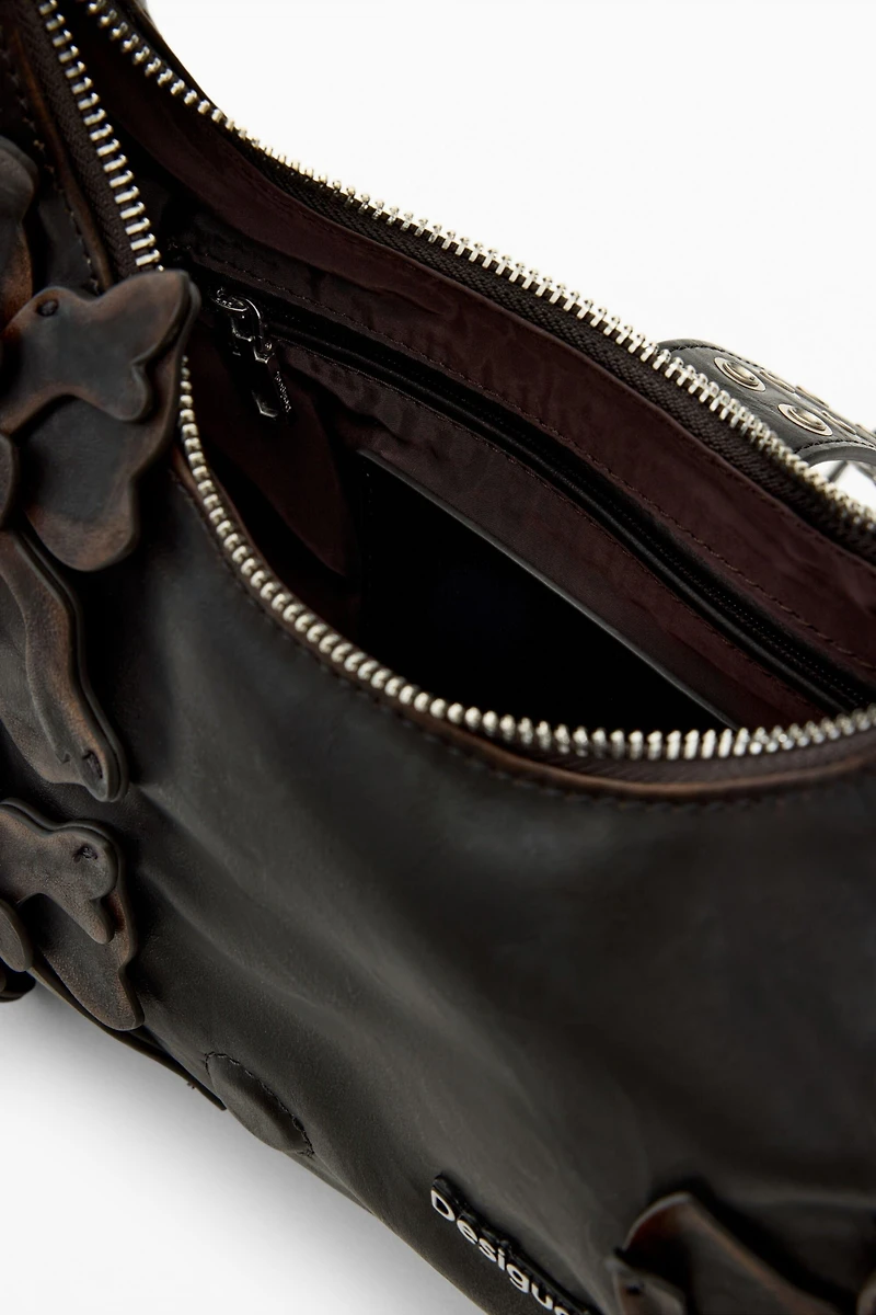 Desigual Women's Small bag with flower appliques