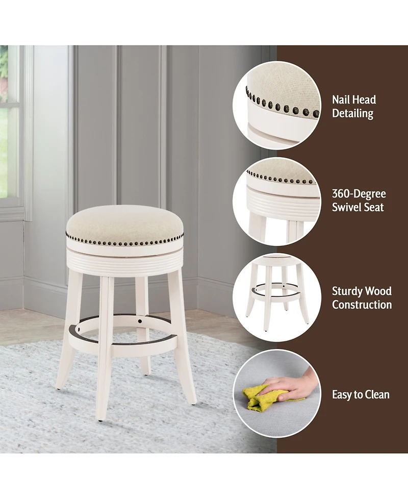 Tillman Backless Counter Height Swivel Stool