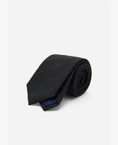 Mango Men's Striped Wool-Blend Tie