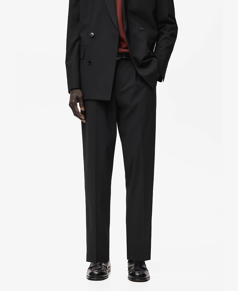 Mango Men's Boston Regular-Fit Suit Pants