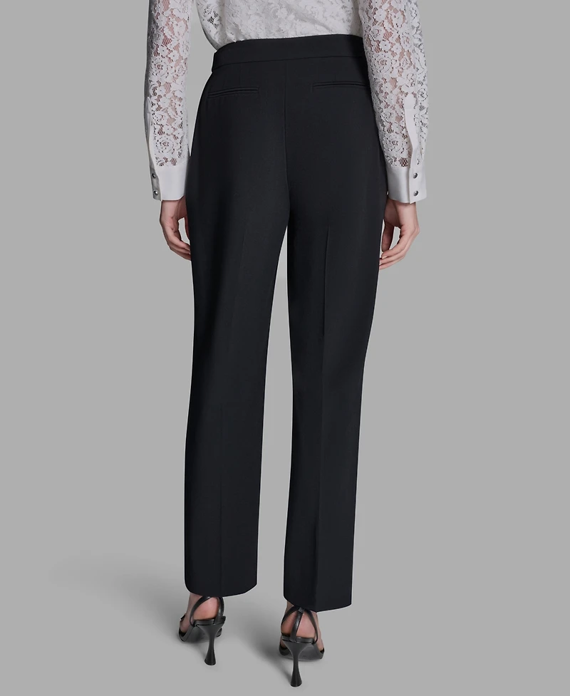 Bcbg Women's Pleated Wide Leg Pants