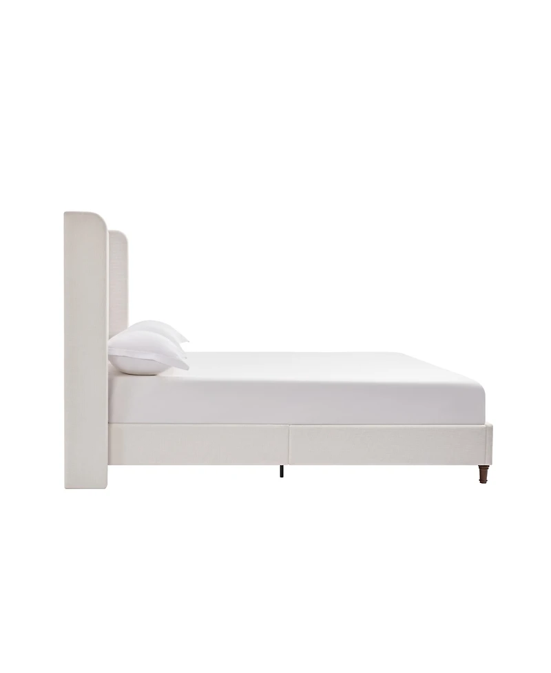 Streamdale Furniture 54" Chenille Tall Headboard Upholstered Bed