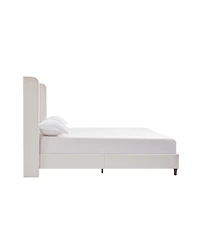Streamdale Furniture 54" Chenille Tall Headboard Upholstered Bed