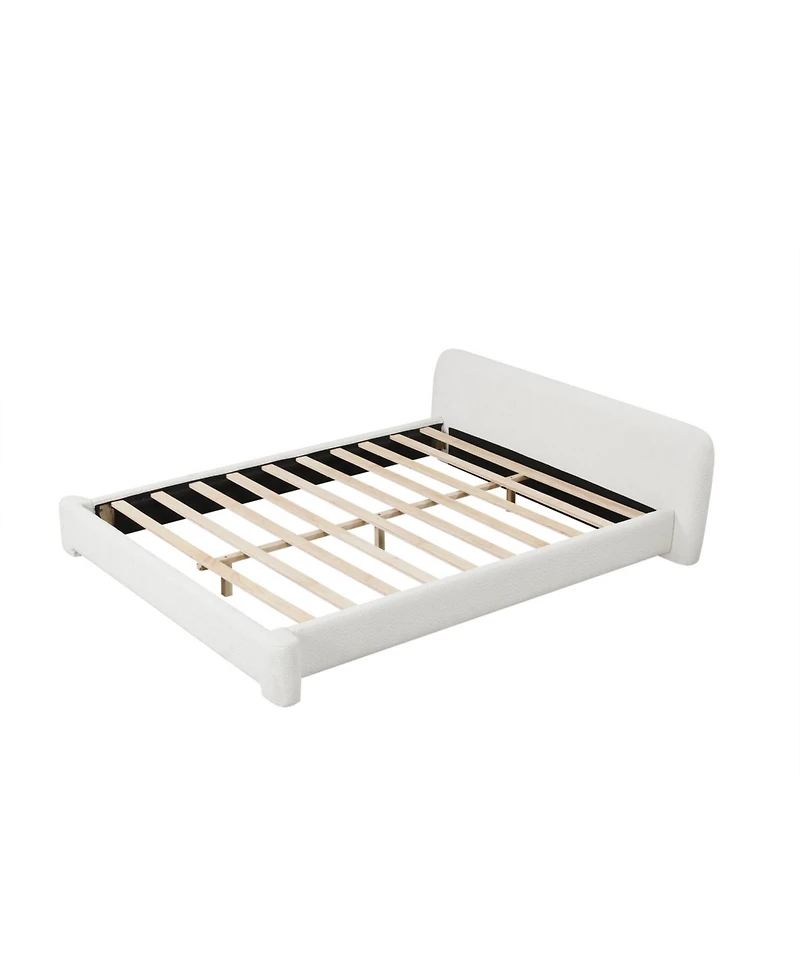 Streamdale Furniture Cozy Bouce Upholstered Bed - A Dreamy Addition to Your Bedroom King