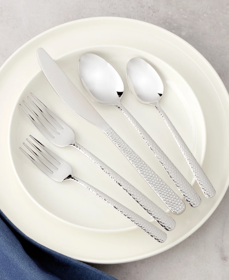 Cambridge Silversmiths Stainless Steel Sander Mirror 51-Pc. Flatware Set, Service for 8