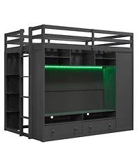 Streamdale Furniture Full size Loft Bed with