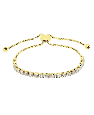 Macy's Cubic Zirconia (3.96 ct. t.w.) Adjustable Bolo Bracelet