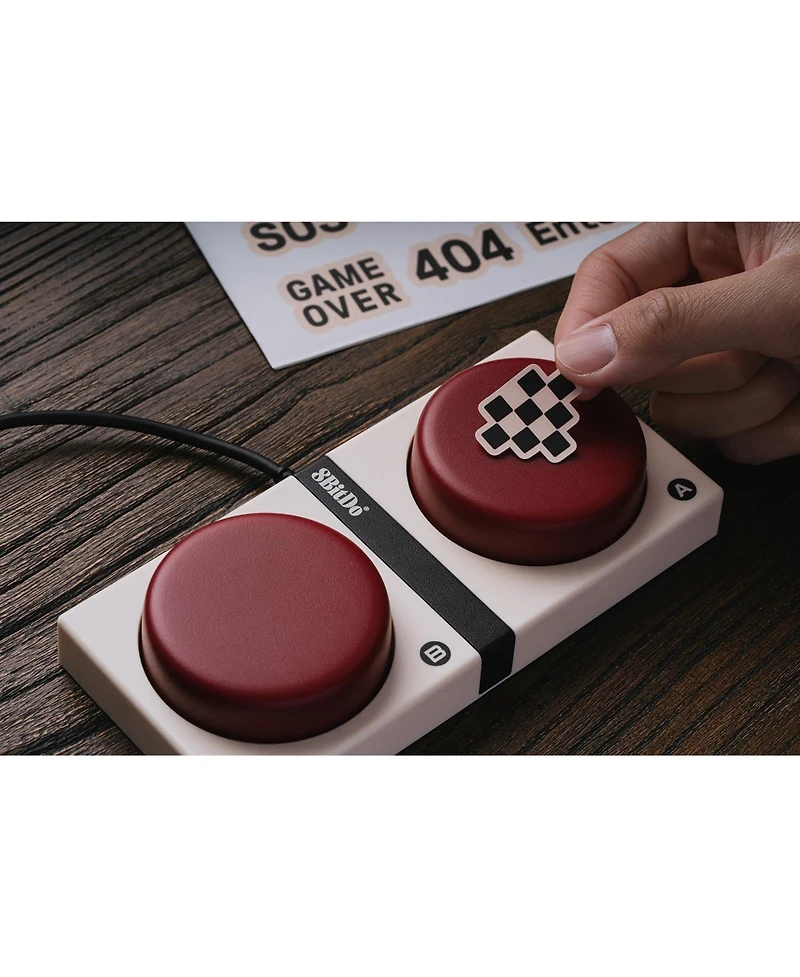 8Bitdo Retro Programmable Bluetooth Wireless Mechanical Gaming Keyboard - Fami Edition - 85HA01