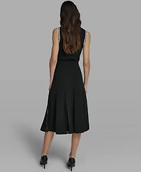 Karl Lagerfeld Paris Women's Lace Inset Maxi Skirt