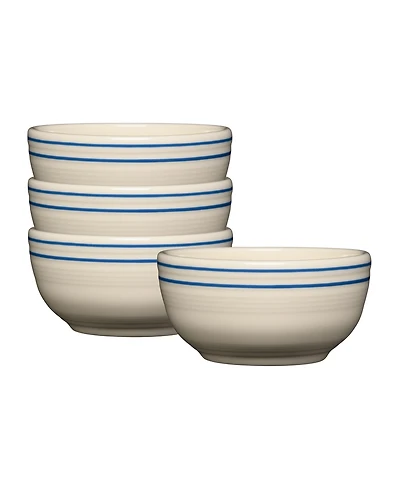 Fiesta Americana Bistro Coupe Cereal Bowls, Set of 4, Service For 4