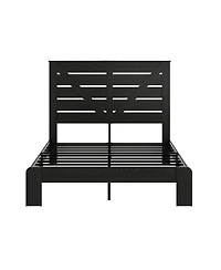 Streamdale Furniture Full Wood Platform Bed Frame, Noise Free, Easy Assembly, Under Bed Storage