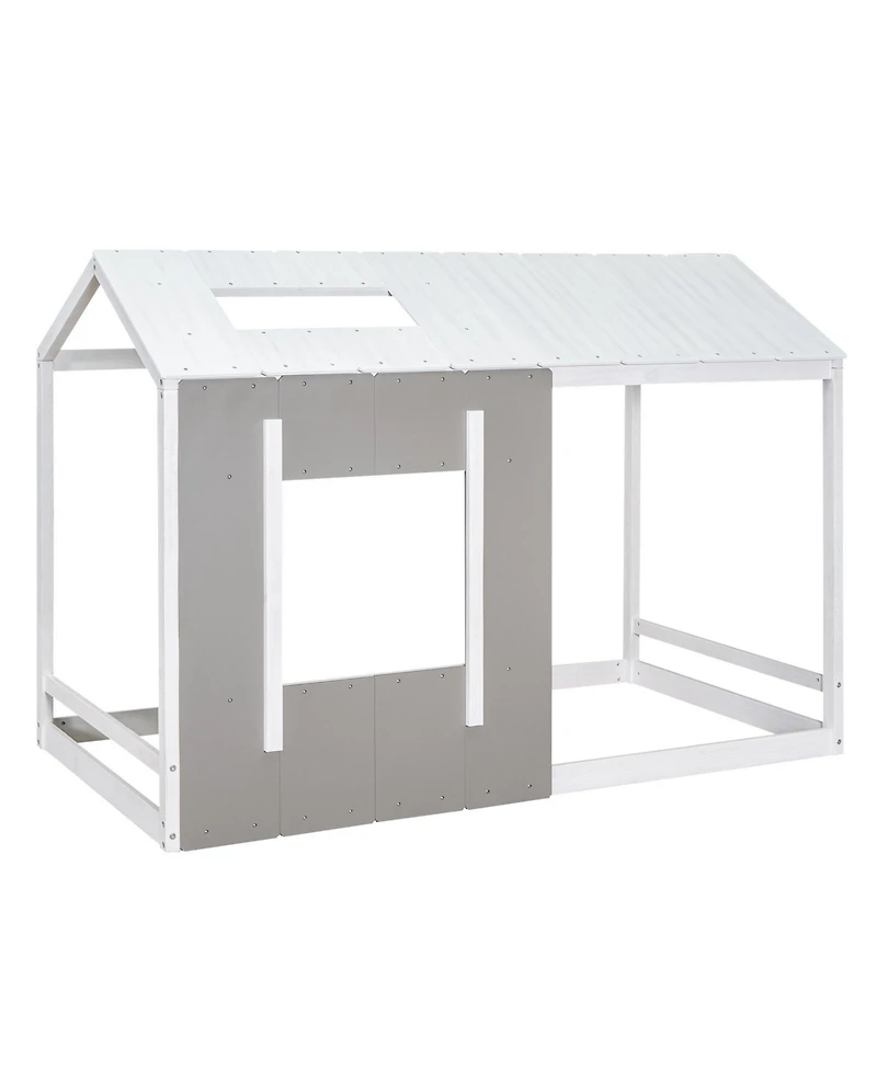 Streamdale Furniture Twin Size House Platform With Roof And Window