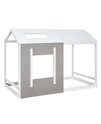 Streamdale Furniture Twin Size House Platform With Roof And Window