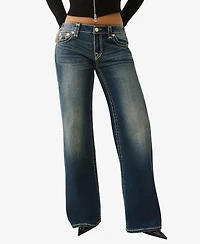 True Religion Women's Bobbi Low-Rise Baggy Jeans