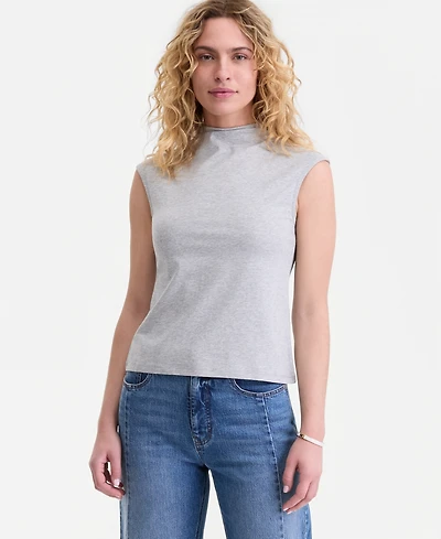 On 34th Women's Funnel Neck Sleeveless T-Shirt, Macy's Exclusive