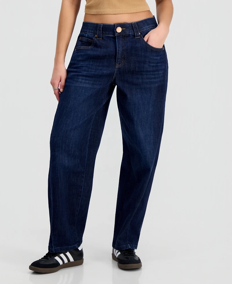 Democracy Women's "Ab" Solution High Rise Barely Barrel Jeans