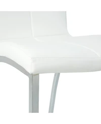 Streamdale Furniture + Set of 4 + Pu Leather + Modern + Dining Chair