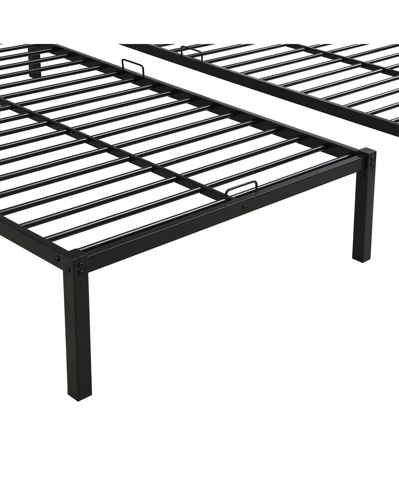 Streamdale Furniture Triple Bunk Bed Full Over Twin Metal Frame