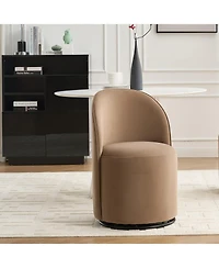 Streamdale Furniture Upholstered Swivel Barrel Dining/Accent Chair