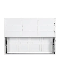 Streamdale Furniture Murphy Cabinet Bed with Sofa, Storage & Led