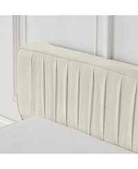 Streamdale Furniture Queen Upholstered Platform Bed with Headboard