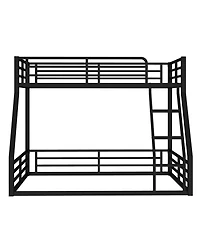 Streamdale Furniture Metal Twin Xl/Queen Bunk Bed Frame - Heavy Duty