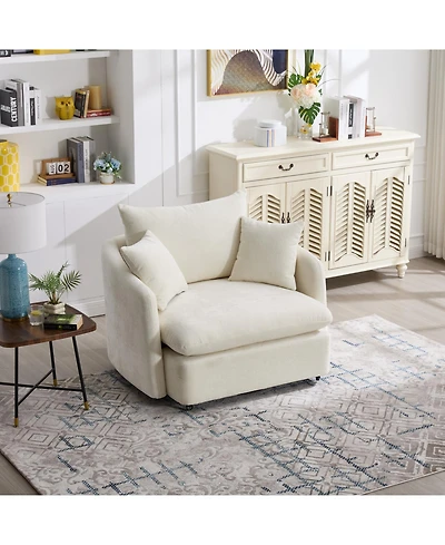 Streamdale Furniture Swivel Chair with Pillows