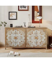 Streamdale Furniture 60" Wood Accent Cabinet
