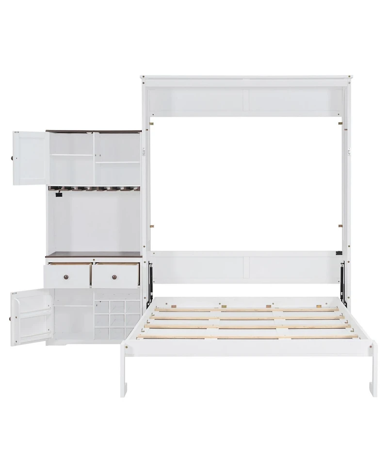 Streamdale Furniture Queen Murphy Bed with Storage