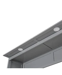 Streamdale Furniture Murphy Bed with Shelves, Drawers & Lights