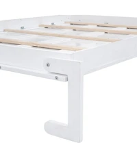 Streamdale Furniture Queen Size Murphy Bed Wall Bed with Top Cabinets