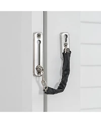 Streamdale Furniture Queen Murphy Bed with Storage & Louvered Detail