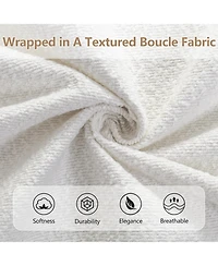 Streamdale Furniture Streamdale Upholstered Platform Bed with Pillow