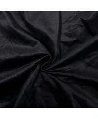 Streamdale Furniture Queen Upholstered Platform Bed, Velvet Headboard, Black