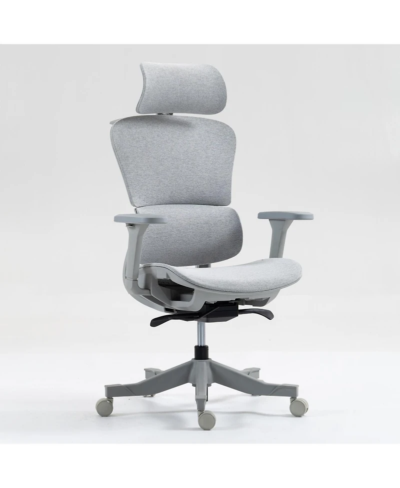 Streamdale Furniture Ergonomic Mesh Office Chair- 4D Armrests, 360 Swivel, Silent Wheels
