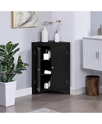 Streamdale Furniture Corner Cabinet with Doors & Shelves