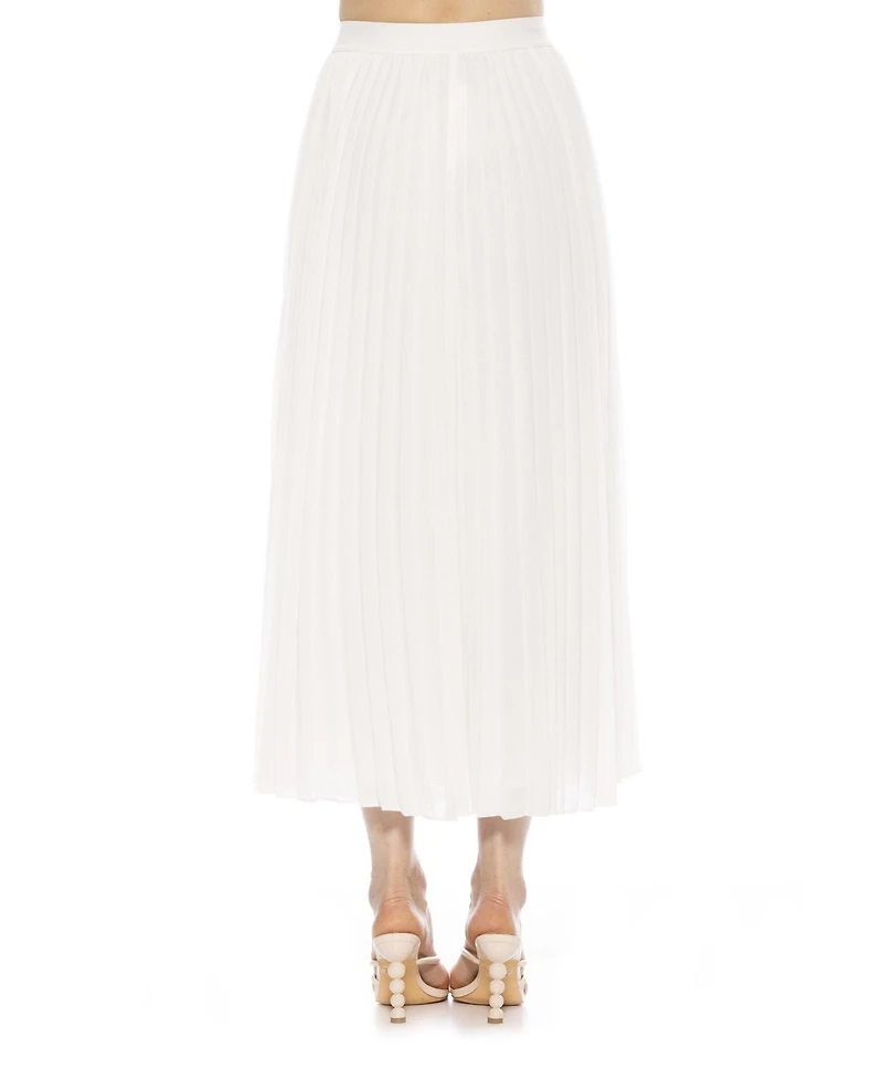 Alexia Admor Women's Kesia Midi Pleated Skirt