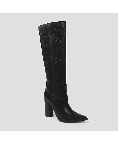 Berness Antonella Western High-Heeled Boots