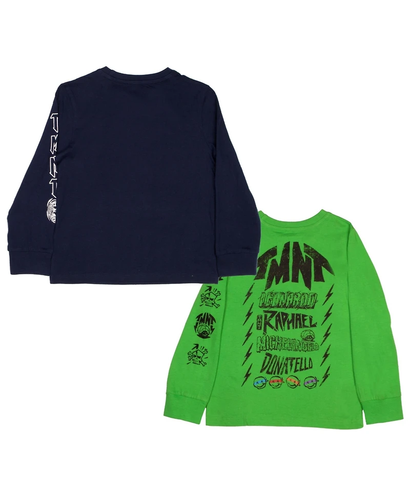 Teenage Mutant Ninja Turtles Boys 2 Pack Long Sleeve T-Shirt