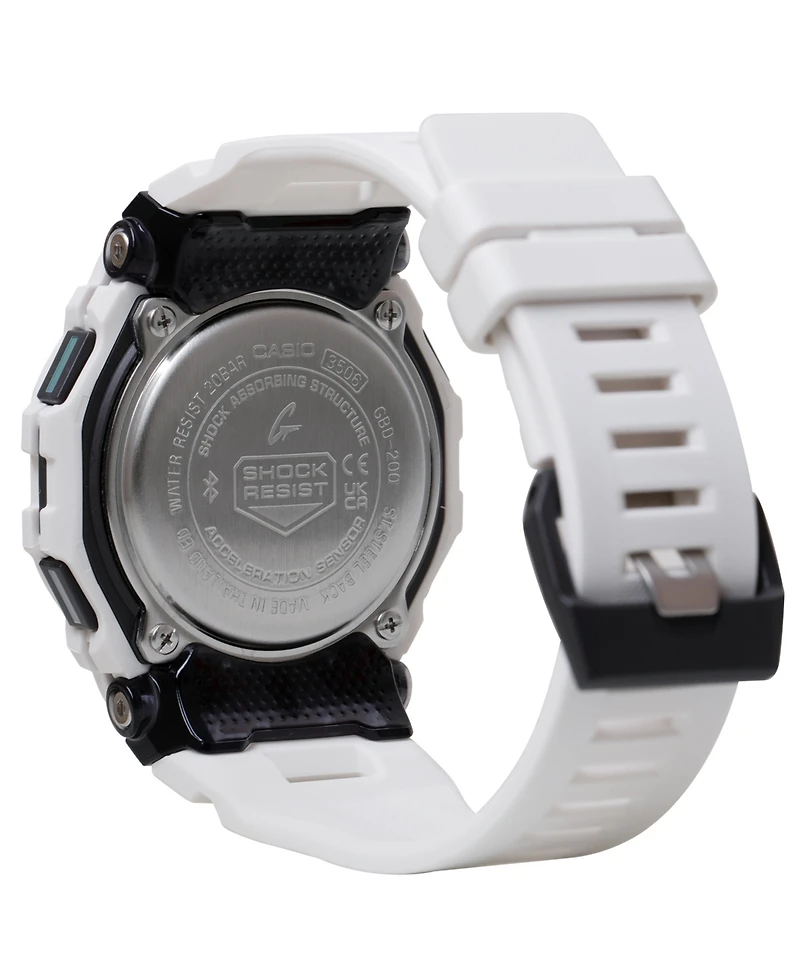G-Shock Men's Japanese Quartz White Resin Watch, 45.9mm