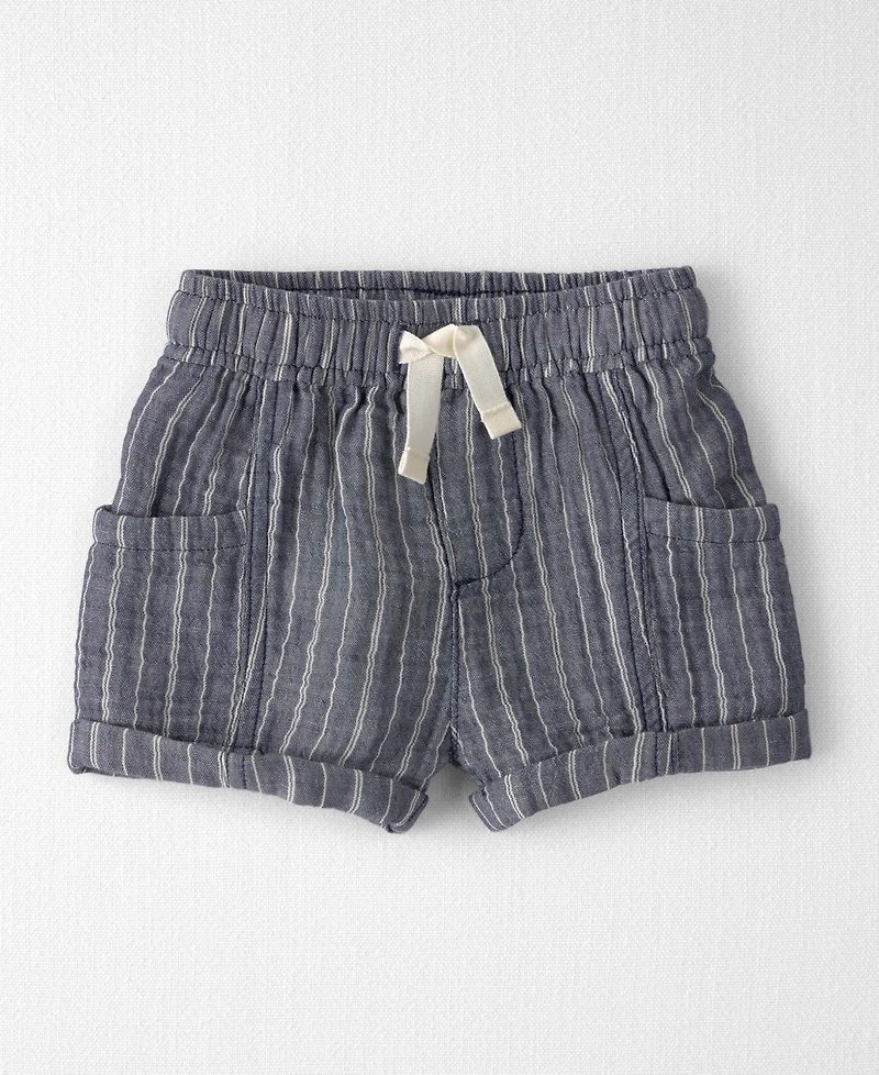 Little Planet by Carter's Baby Boys' Collared Shirt and Shorts, 2-Piece Set