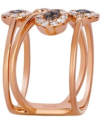 Le Vian Chocolate Diamond (0.29 ct. t.w.) & Nude Diamond (0.72 ct. t.w.) Ring in 14k Strawberry Gold