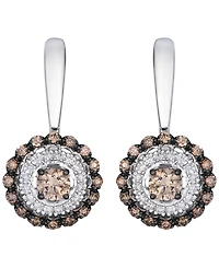 Le Vian Chocolate Diamond (0.52 ct. t.w.) & Vanilla Diamond (0.10 ct. t.w.) Drop Earrings in 14k Vanilla Gold