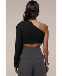 Jluxlabel Women's Capsule One Shoulder Top