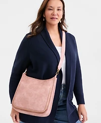 Style & Co Whipstitch Medium Crossbody, Exclusively at Macy's