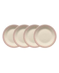 Fiesta Americana Classic Rim Dinner Plates, Set of 4, Service For 4